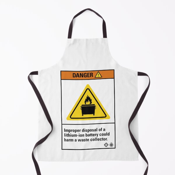 Item preview, Danger, Lithium-ion battery ewaste designed and sold by Jupiler9.