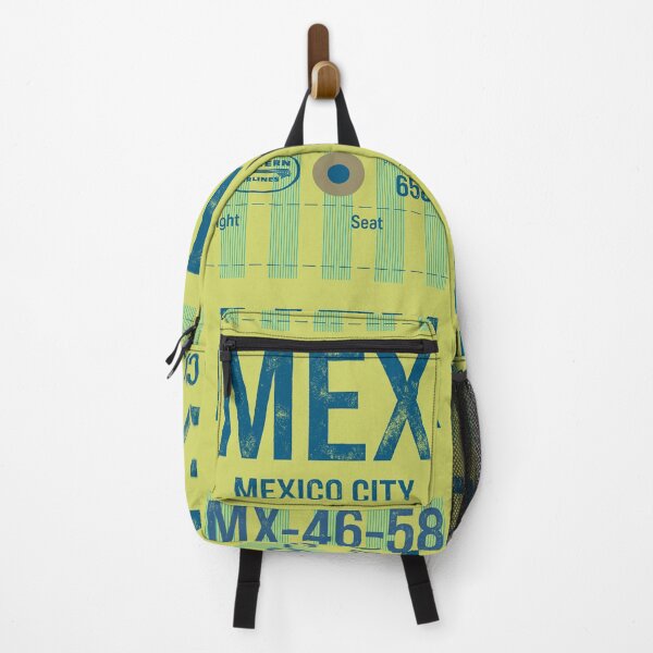 Item preview, Mexico City Western airlines retro tag designed and sold by LostTravelersLab.
