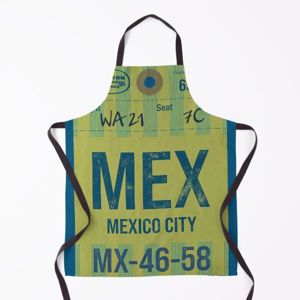 Item preview, Mexico City Western airlines retro tag  designed and sold by LostTravelersLab.