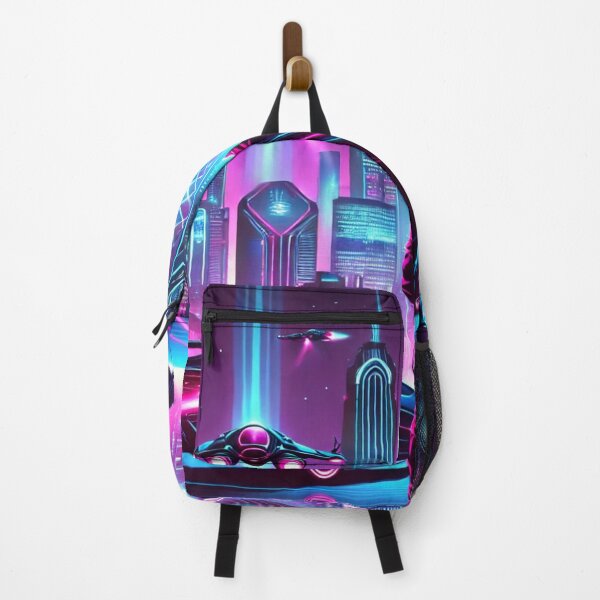 Item preview, Cityscape with glowing skyscrapers designed and sold by OandSDesigns23.