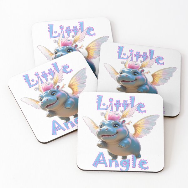Item preview, cute  Pygmy hippopotamus little angle cartoon animetion designed and sold by Panya-Design.