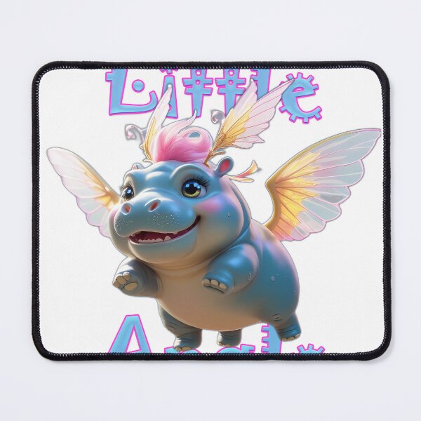 Item preview, cute  Pygmy hippopotamus little angle cartoon animetion designed and sold by Panya-Design.