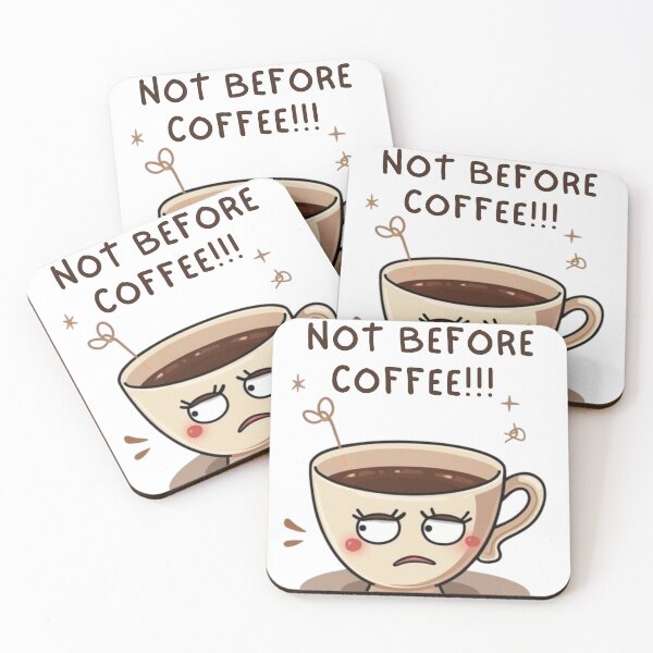 Item preview, Not before coffee!! designed and sold by HorizonStores.