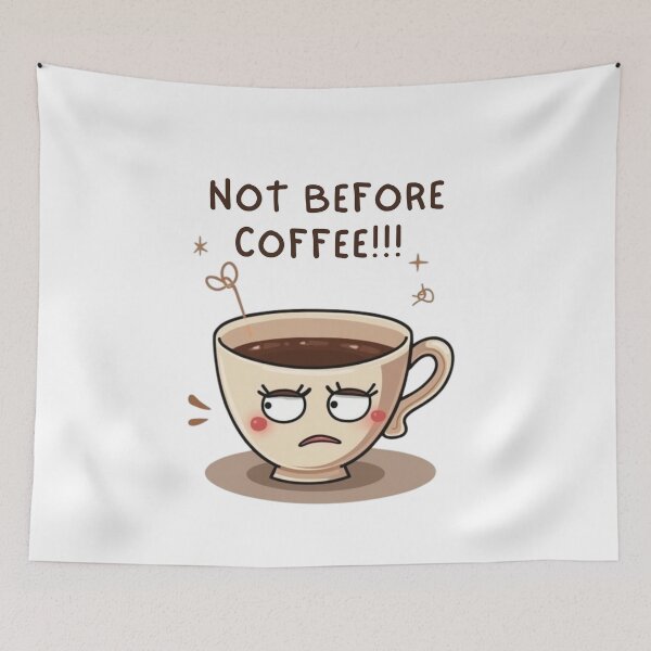 Item preview, Not before coffee!! designed and sold by HorizonStores.
