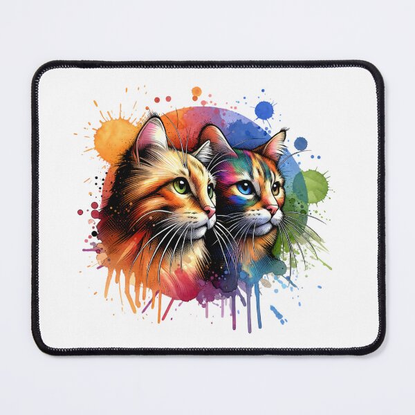 Item preview, Companions of the Horizon – Watercolor Cats at Peace designed and sold by MTeesGA.