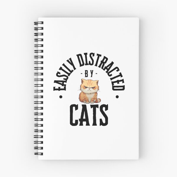 Item preview, Easily Distracted by Cats designed and sold by DeversDesigns.