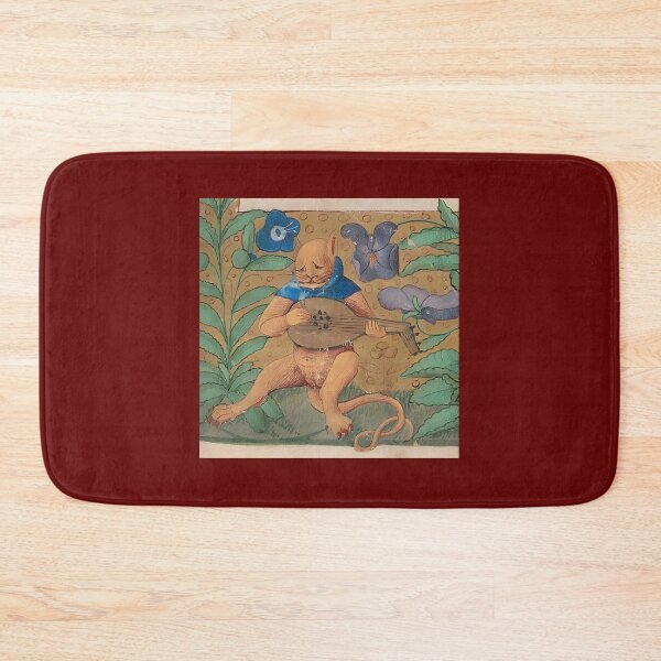 Item preview, Sad Medieval Cat Playing A Guitar designed and sold by primipromi.