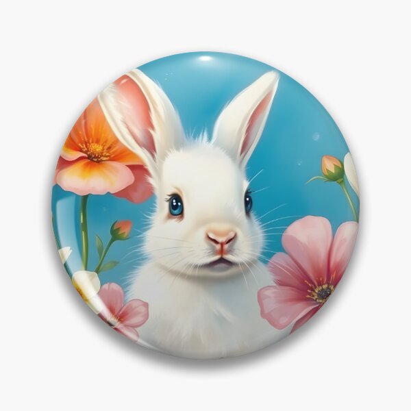 Item preview, Bunny and flowers  designed and sold by Ponted.
