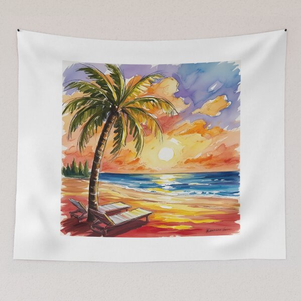 Item preview, Summer Vibes Sunset Beach Escape designed and sold by ErSaSolutions.