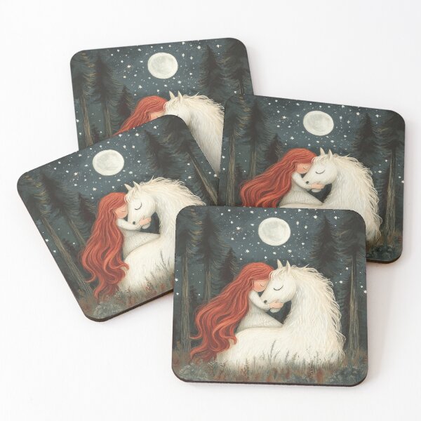 Item preview, Little girl with horse illustration  designed and sold by Julia Shepeleva.