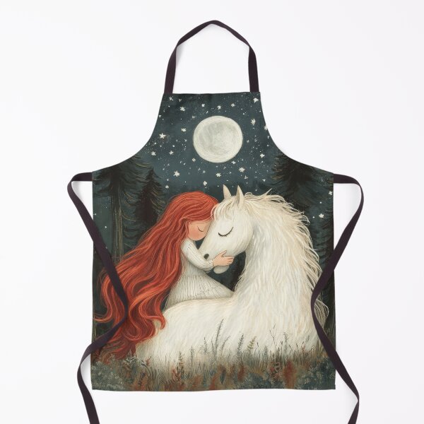 Item preview, Little girl with horse illustration  designed and sold by Julia Shepeleva.