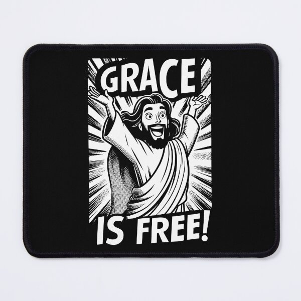 Item preview, God's Grace is Free designed and sold by plushism.