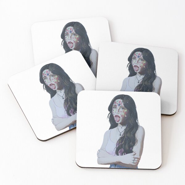 Artikelvorschau, Olivia Rodrigo Winter Sticker, Olivia Rodrigo Weihnachtsaufkleber, Winter Cartoon entworfen und verkauft von Bits & Bops Boutique.