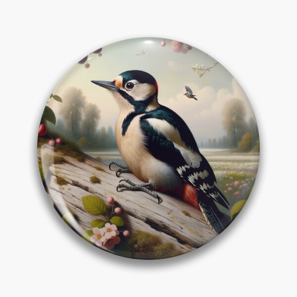 Item preview, Floral Woodpecker designed and sold by M-Y-A-R-T-.
