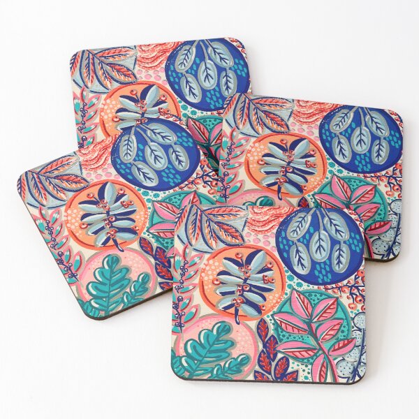 Item preview, Contemporary Acrylic on Canvas - Abstract Botanical Art 2/3 designed and sold by Rebecca Lyon Art .
