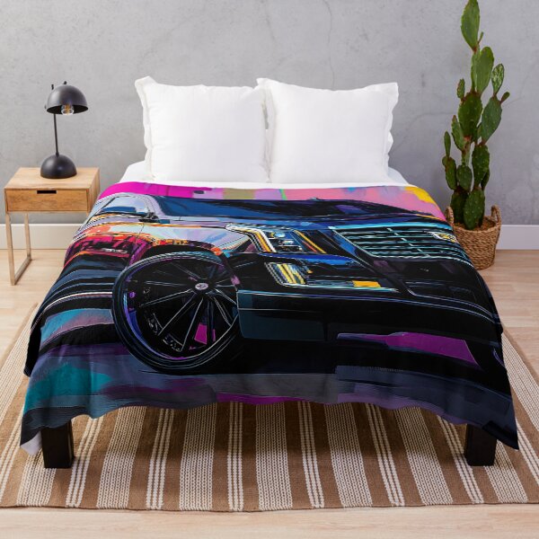 Item preview, "Black Cadillac Escalade – Digital Pop Art Print" VII designed and sold by AutoPopStudio.