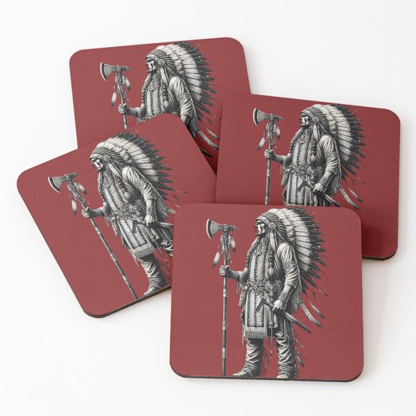 Item preview, Native American Tribal Warrior Chief designed and sold by BestDetailer.