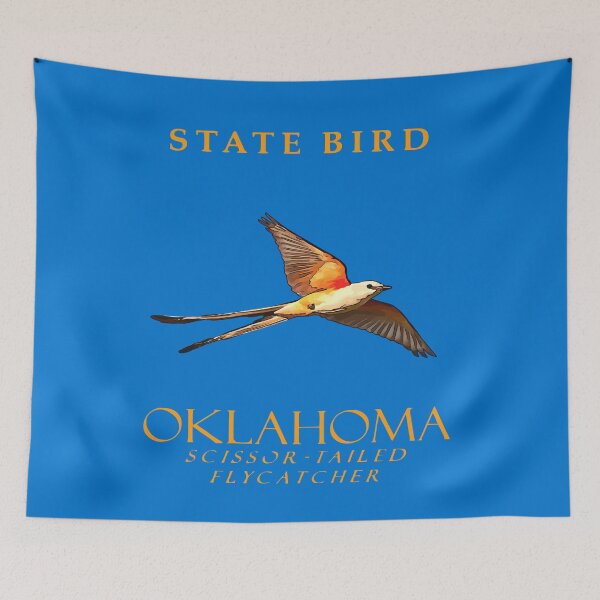 Item preview, Oklahoma Territory Bird The Scissor Tailed Flycatcher designed and sold by taiche.