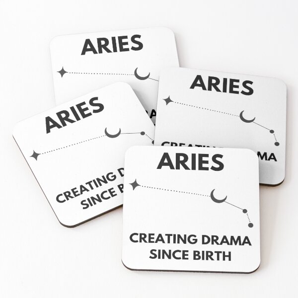 Item preview, Aries Zodiac Sign Funny Quote designed and sold by DesignsByAdele.