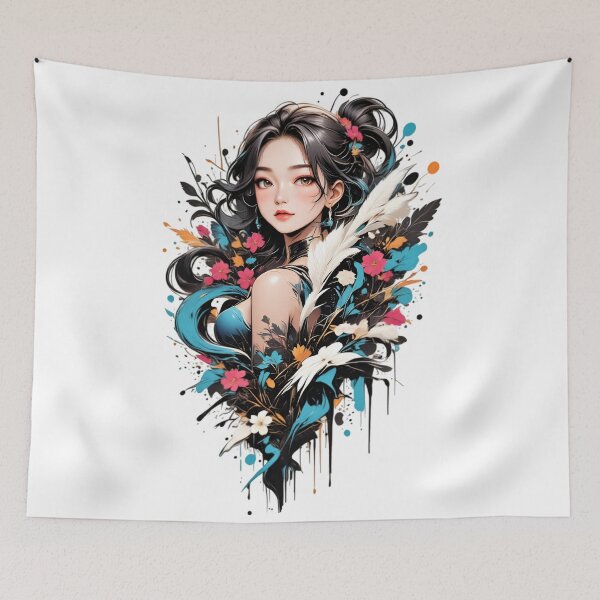 Item preview, Floral Muse – Ethereal Beauty designed and sold by Ritik11.