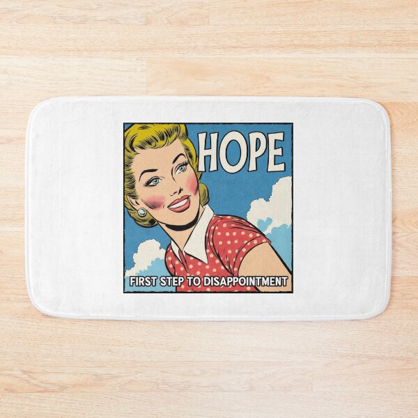 Item preview, Hope, disappointment, low expectations. dark, silly, meme, funnyfits70, Humor, Funny, retro, vintages, funny quotes, animal humor, designed and sold by FunnyFits70.