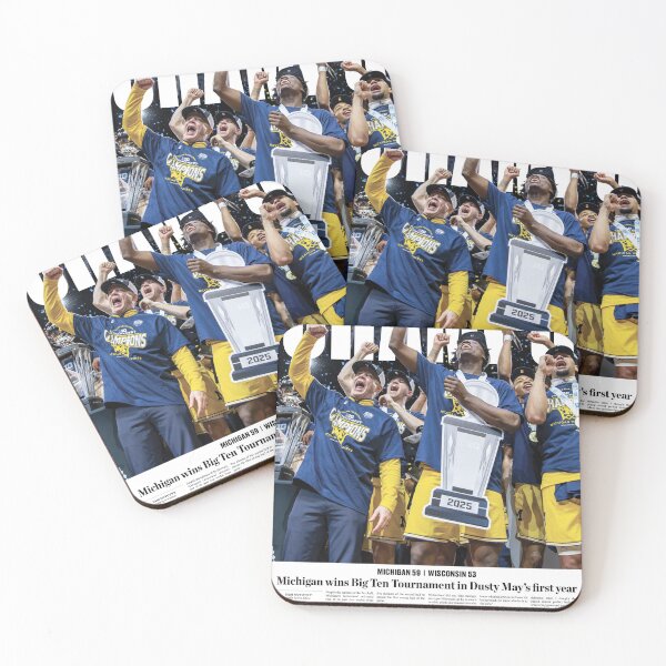 Item preview, The Michigan Daily Front Cover 3/18/25 (Big Ten Tournament Champions) designed and sold by michigan-daily.