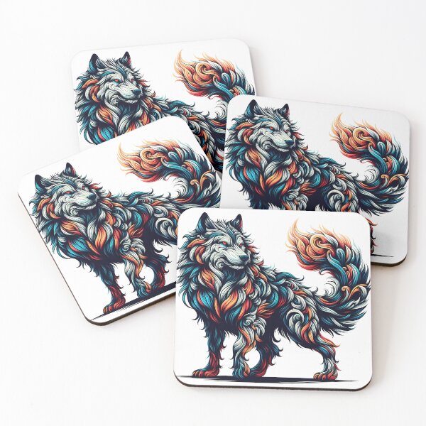 Item preview, Mythical Wolf designed and sold by DogArtGallery.