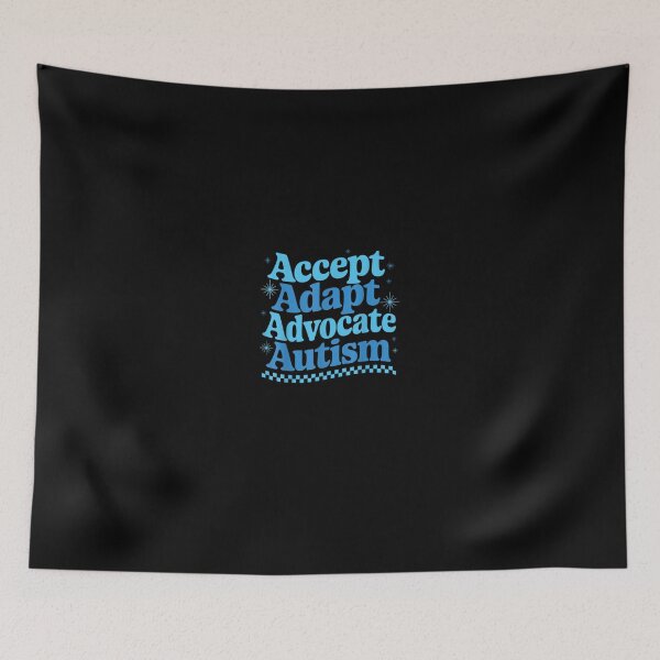 Item preview, Accept, Adapt, Advocate – Autism Awareness Month Support designed and sold by artcultreone.