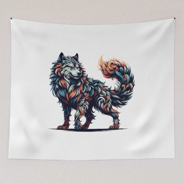 Item preview, Mythical Wolf designed and sold by DogArtGallery.