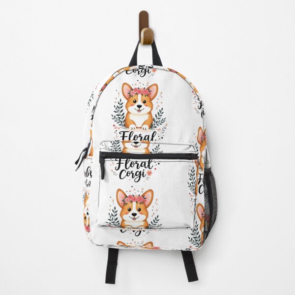 Item preview, Cute Corgi with Flower Crown – Floral Corgi Bohemian Grace designed and sold by zoughlal.