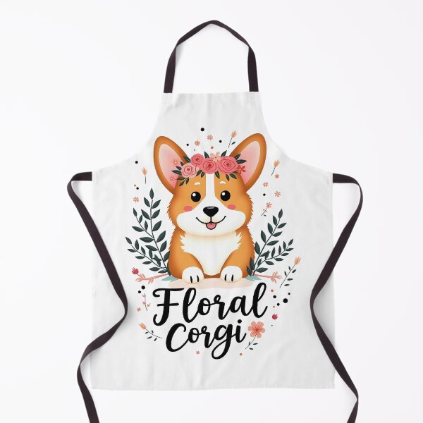 Item preview, Cute Corgi with Flower Crown – Floral Corgi Bohemian Grace designed and sold by zoughlal.