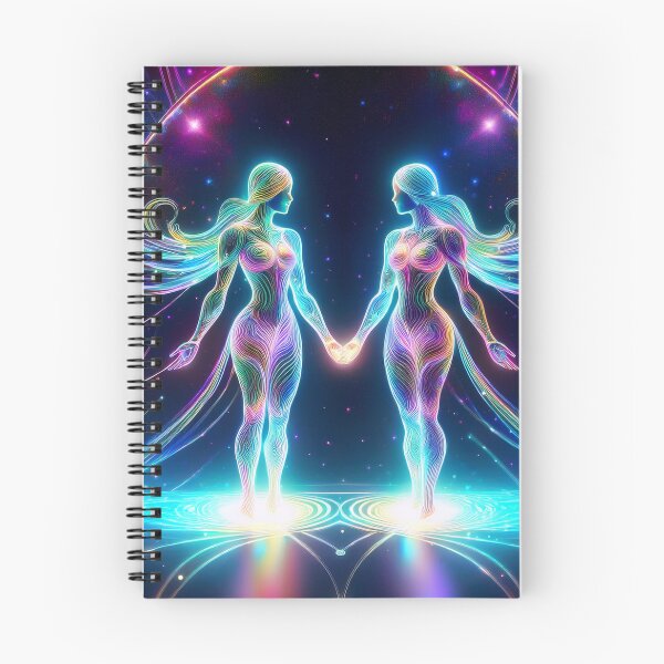 Item preview, Cosmic Duality: The Holographic Gemini designed and sold by HighestMind_888.