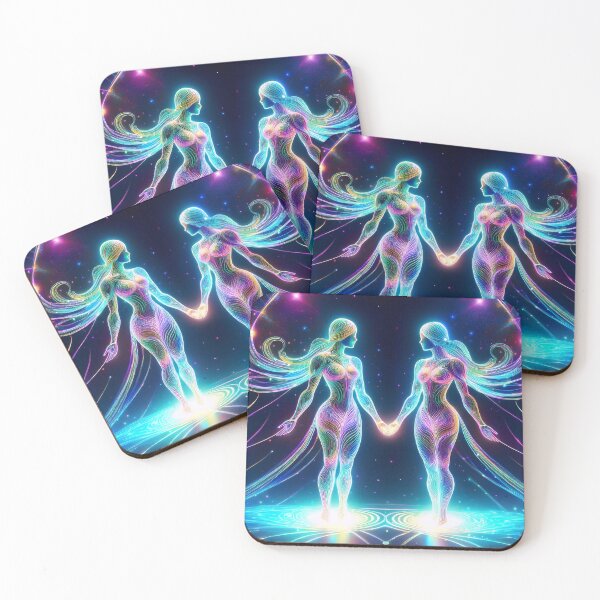 Item preview, Cosmic Duality: The Holographic Gemini designed and sold by HighestMind_888.