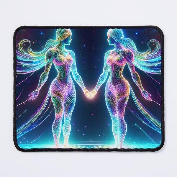 Item preview, Cosmic Duality: The Holographic Gemini designed and sold by HighestMind_888.