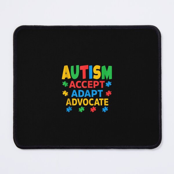 Item preview, Autism Awareness Month – Support Neurodiversity with 'Accept, Adapt, Advocate' designed and sold by artcultreone.