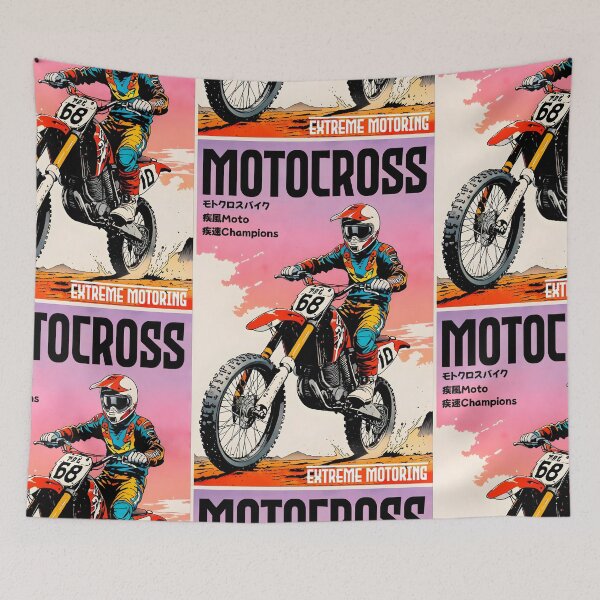Item preview, Amazing Motocross anime Sport Design designed and sold by Kiranimeverse.
