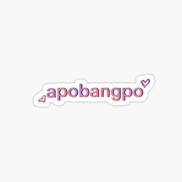 Apobangpo 아포방포 Sticker