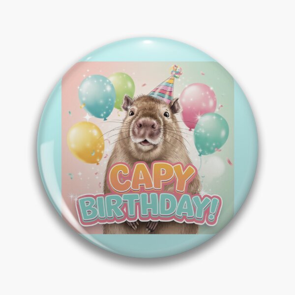 Item preview, Capy Birthday! designed and sold by Syrupulse.