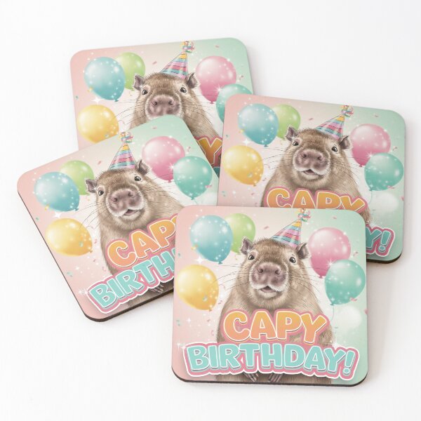 Item preview, Capy Birthday! designed and sold by Syrupulse.