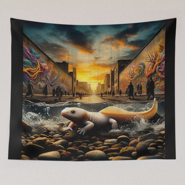 Item preview, Axolote Ambystoma mexicanum designed and sold by Helios Be. Lavsh.