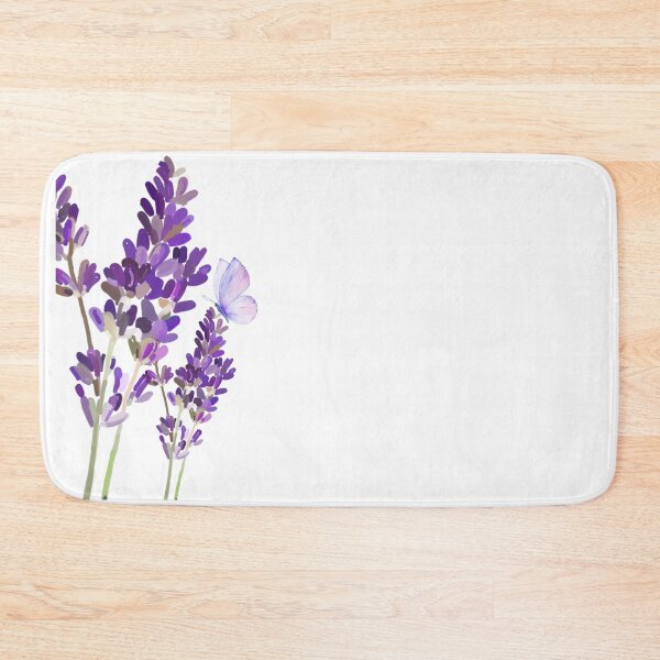 Item preview, Lavender flowers with a butterfly - Aesthetic designed and sold by mimiscreativity.