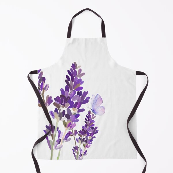 Item preview, Lavender flowers with a butterfly - Aesthetic designed and sold by mimiscreativity.