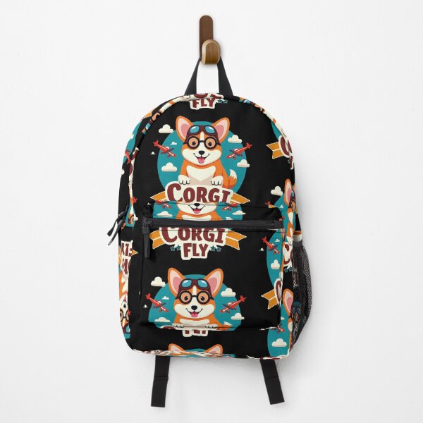 Item preview, Cute Corgi Pilot – Corgi Fly Adventurous Nostalgia designed and sold by zoughlal.