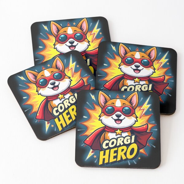 Item preview, Cute Corgi Superhero – Corgi Hero Courageous Fun designed and sold by zoughlal.