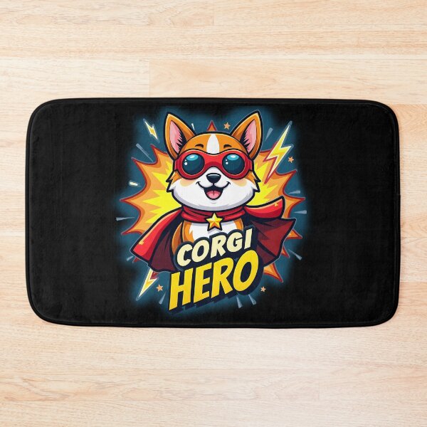 Item preview, Cute Corgi Superhero – Corgi Hero Courageous Fun designed and sold by zoughlal.