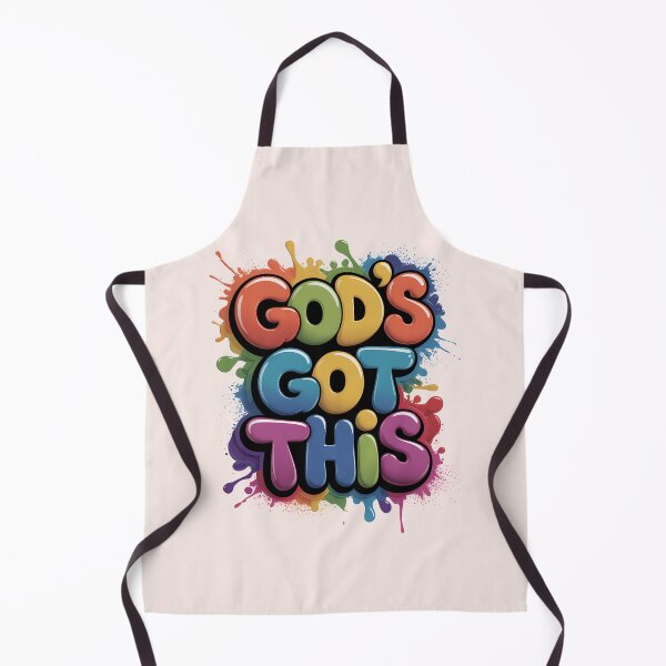 Item preview, God’s Got This Rom. 8:31 Bold Graffiti Jesus Quote Street Art designed and sold by KnitLuv.