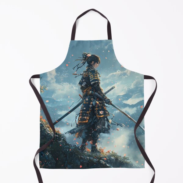 Item preview, Blade of Honor – Fearless Female Samurai on the Mountain designed and sold by AP_1979.