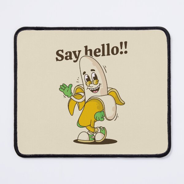 Item preview, Say hello banana mascot character designed and sold by adipra.