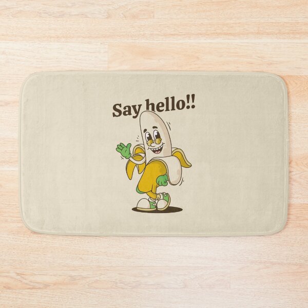 Item preview, Say hello banana mascot character designed and sold by adipra.
