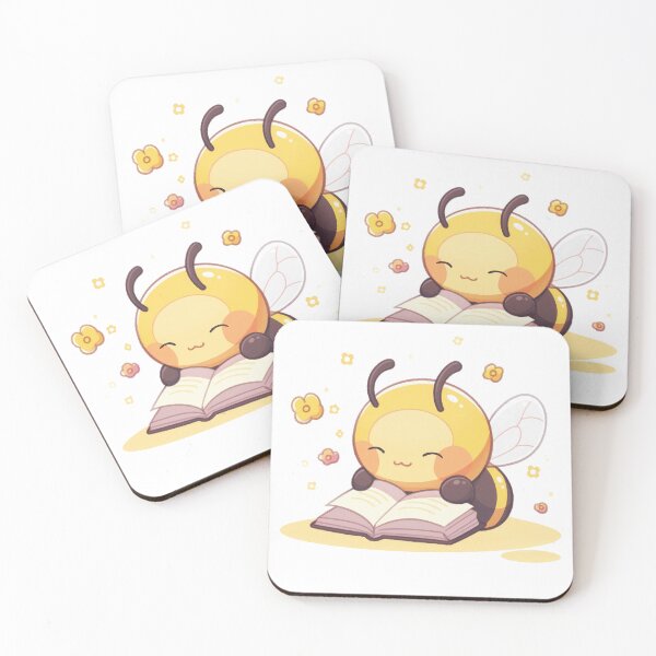 Item preview, Cute Bee Reading designed and sold by mermaids001.